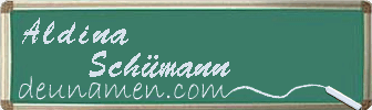 Aldina Schümann Visitenkarte